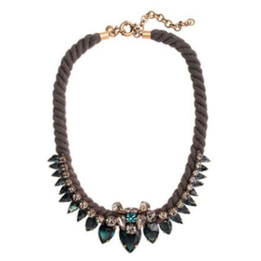 J. Crew Spikey Rope Necklace